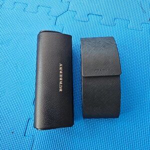 Authentic fendi brown slim sunglass eyeglass case